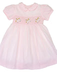Unicorn Smocked Dress Light Pink