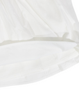 Cotton Lawn Frill Dress White