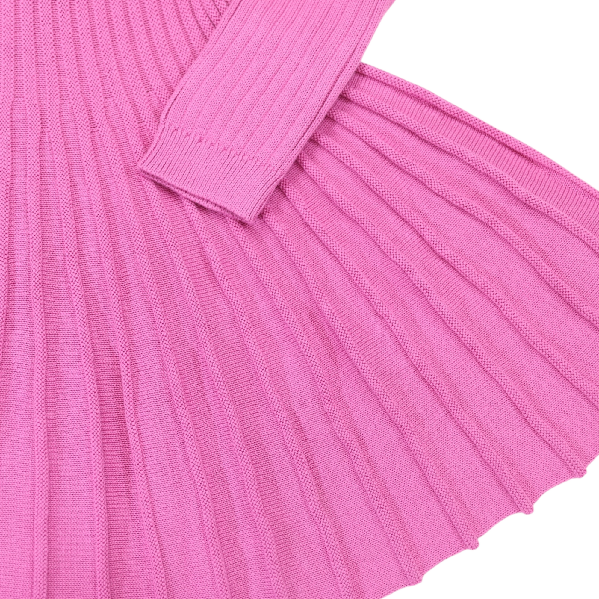 Swing Knit Dress Hot Pink