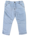 Denim Jean with Adjustable Waist Light