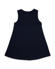 Pinafore with Watermelon Applique Navy