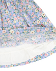 Smocked Floral Dress Blue Floral