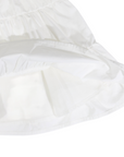 Tiered Cotton Lawn Dress White