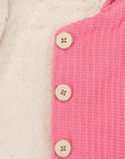 Lined Knit Jacket Tea Rose