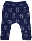 Organic Cotton Legging Navy Print