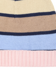Striped Beanie Blue