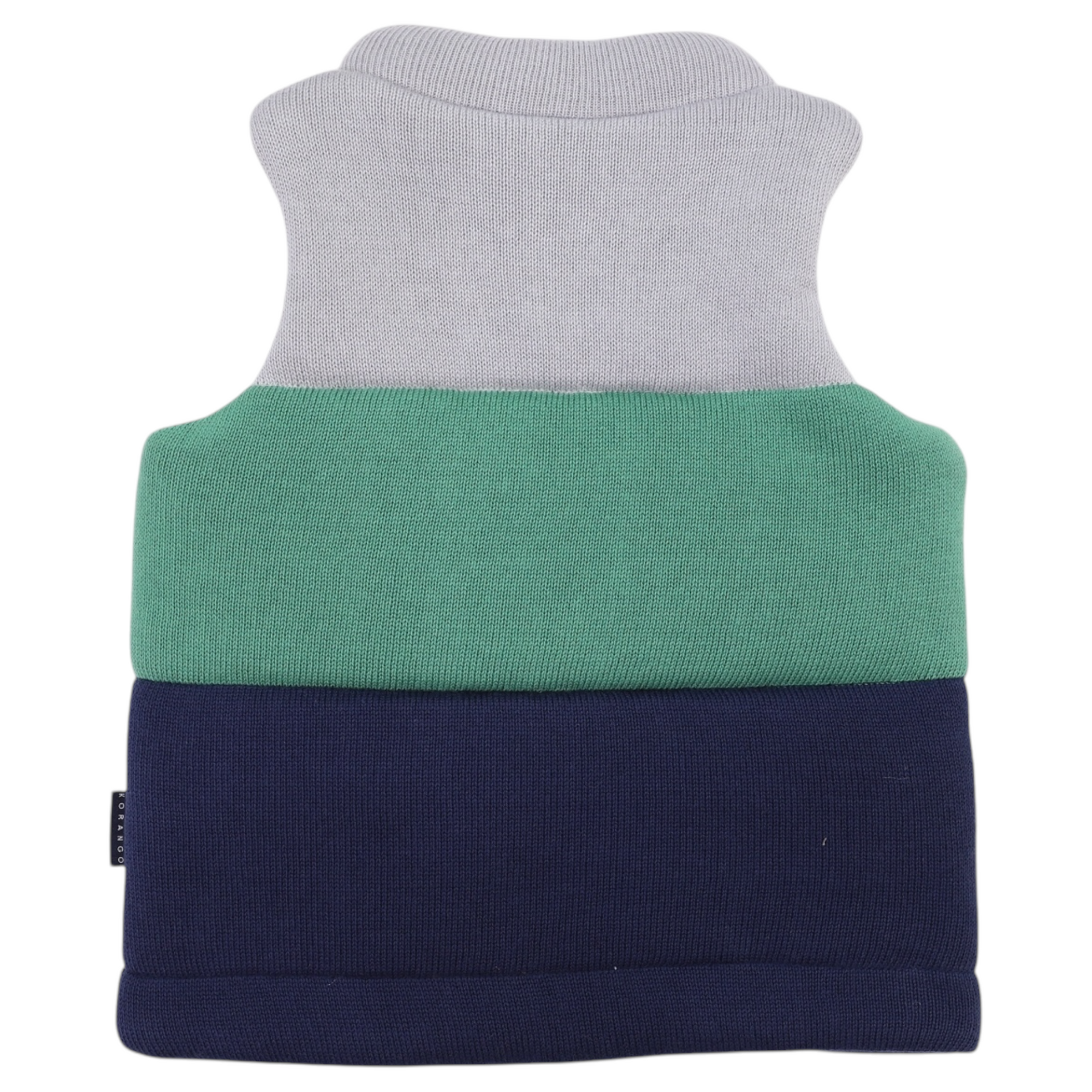 Padded Knit Vest Green