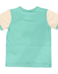 Colour Block Tee Green