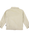 Sherpa Lined Cord Jacket Beige
