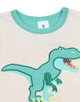 T-REX Applique Tee Beige