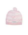 Knit Beanie Thin Stripe Pink