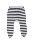 Striped Knit Legging Charcoal/Grey