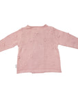 Polkadot Knit Jacket Pink