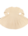 Knit Swing Dress Beige