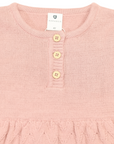 Textured Knit Dress Dusty Pink