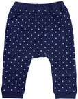Organic Cotton Legging Navy Spot