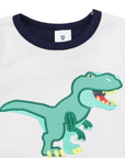 T-REX Applique Tee Grey
