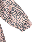 Tiger Stripes Raincoat Dusty Pink