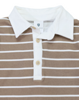 Striped Rugby Top Chestnut