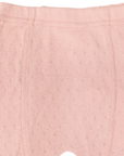 Organic Pointelle Legging Pink