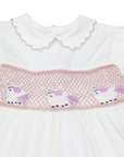 Smocked Dress Ivory