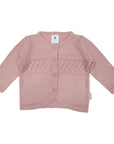 Detailed Knit Cardigan Pink