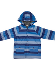 Striped Raincoat Navy