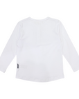 Essential Henley Tee White