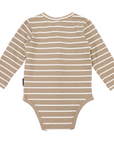 Striped Bodysuit Chestnut