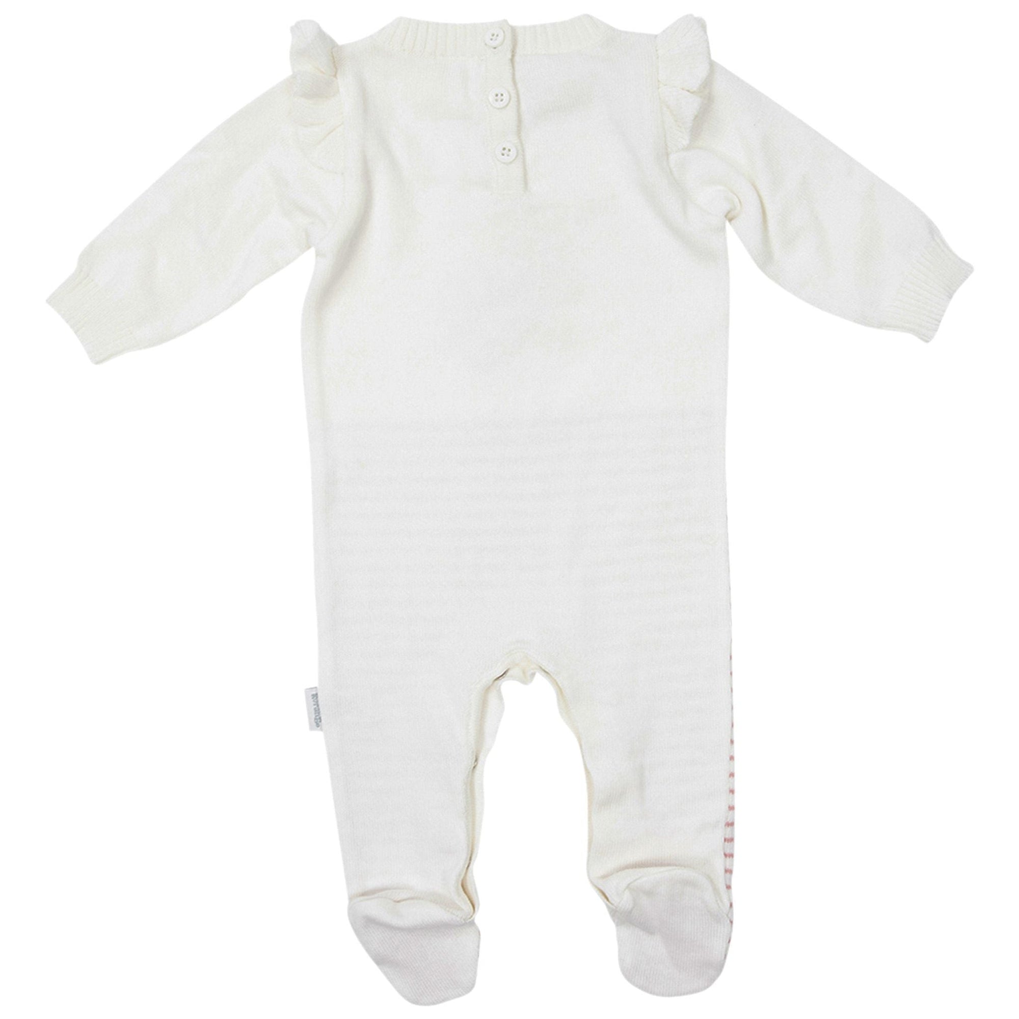 Wattle Knit Romper Cream