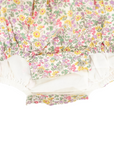 Floral Smocked Sunsuit Yellow Floral