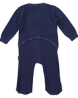 Plush Knit Romper Navy