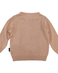 T-REX Embroidered Knit Sweater Chestnut
