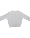 Cable Knit Jacket Grey