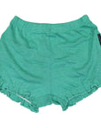 Cotton Modal Frill Short Green