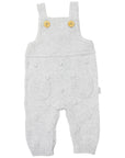 Knit Overall with Polkadot Grey