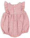 Smocked Pink Sunsuit