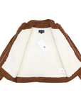 Sherpa Lined Cord Jacket Chestnut