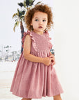 Smocked Pink Dress