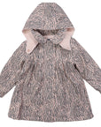 Tiger Stripes Raincoat Dusty Pink