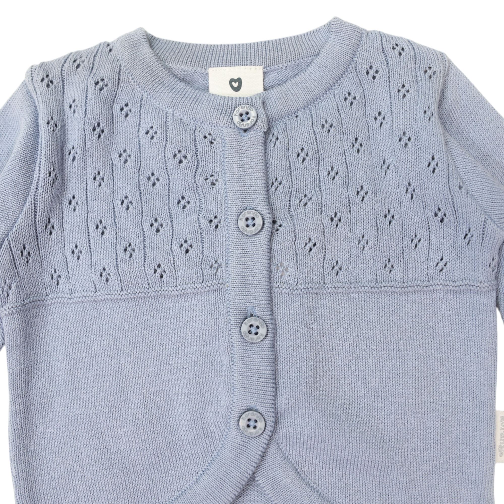 Organic Cardigan Blue