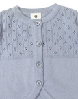 Organic Cardigan Blue