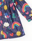 Spring Rainbow Raincoat Navy