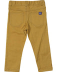 Stretch Twill Chino with Adjustable Waist Mustard