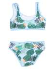 Fern Swim Crop Set Blue