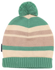 Striped Beanie Green