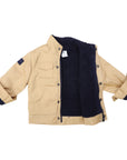Stretch Twill Jacket with Sherpa Lining Sheepskin