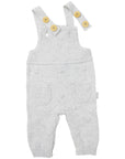 Knit Overall with Polkadot Grey