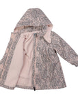 Tiger Stripes Raincoat Dusty Pink