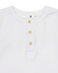 Essential Henley Tee White